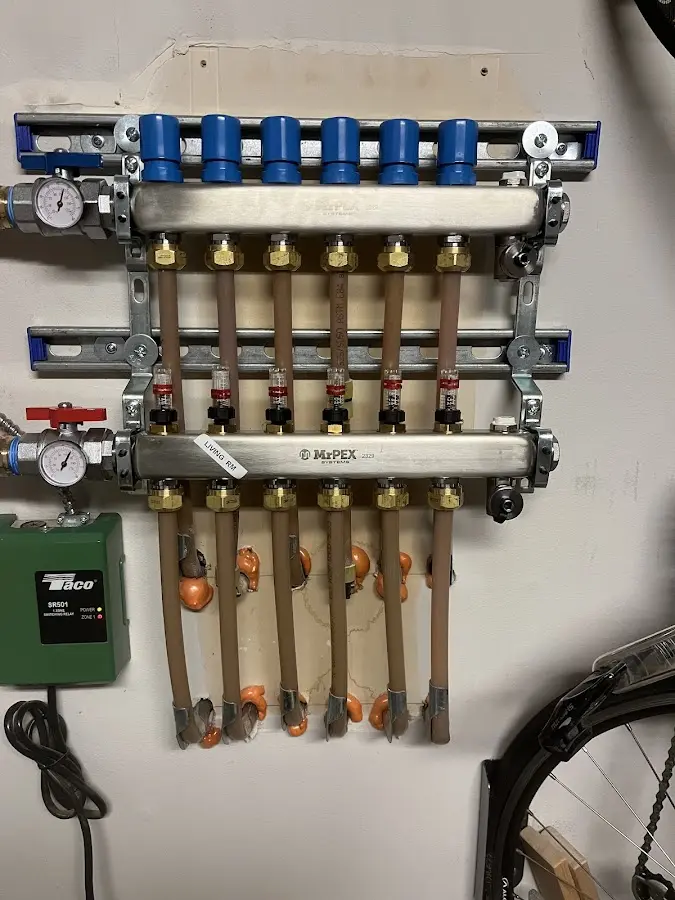 Plumber performing Leak Detection at a residential property in East Pikeland